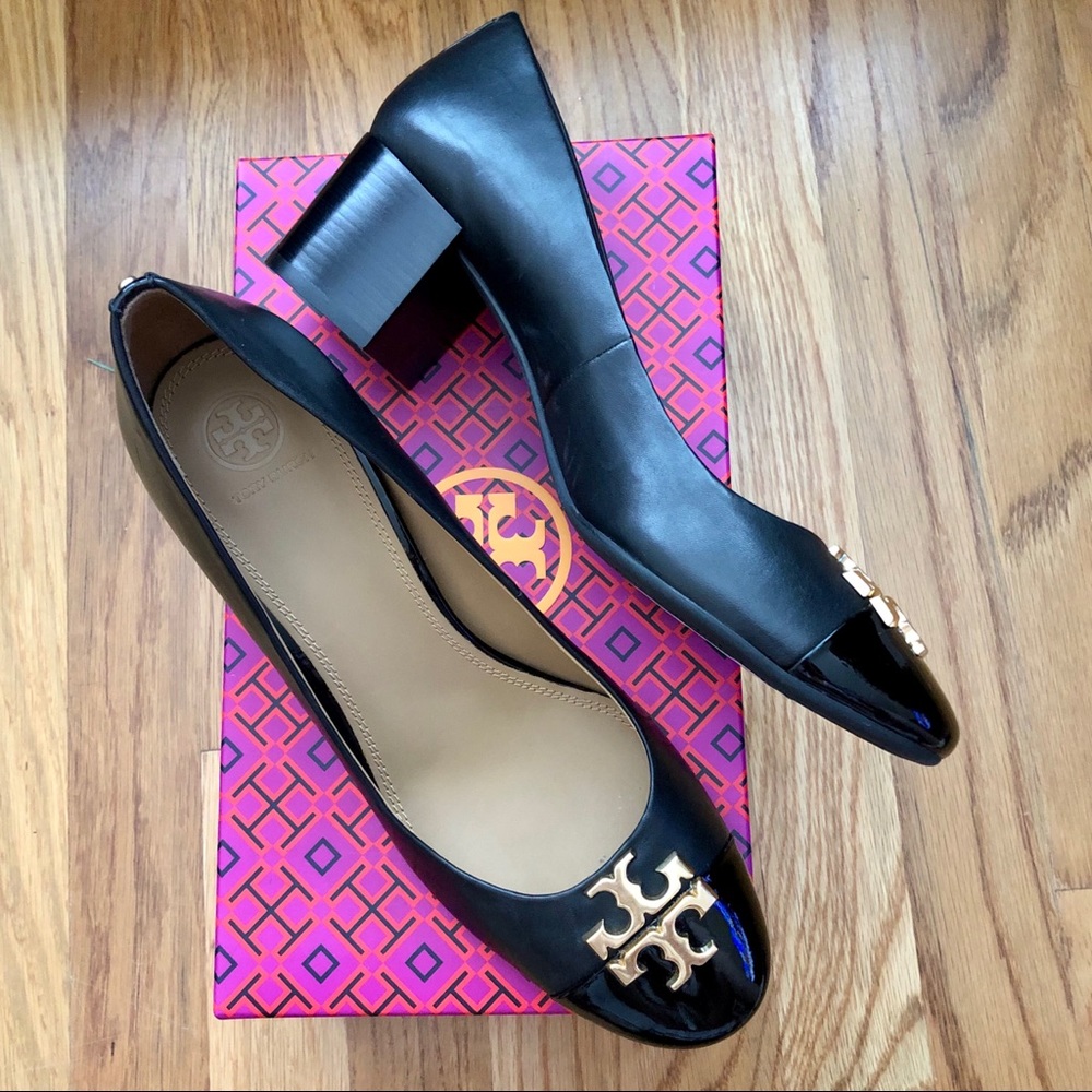 NIB Tory Burch Everly Cap Toe Pump